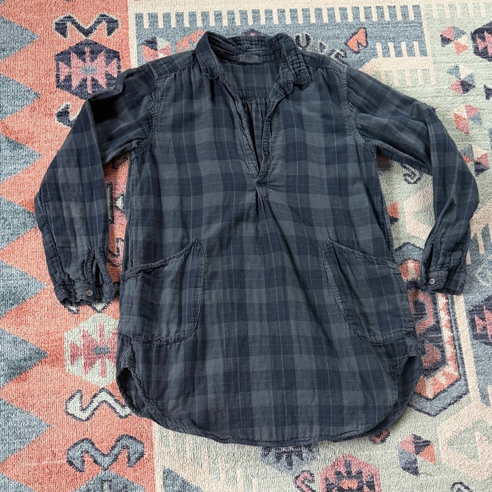 CP Shades plaid flannel tunic
